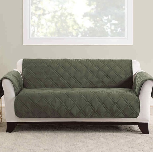 Qvc Accents Surefit Triple Protection Loveseat Furniture Cover Poshmark